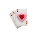 Naipes Corazón Rosado
