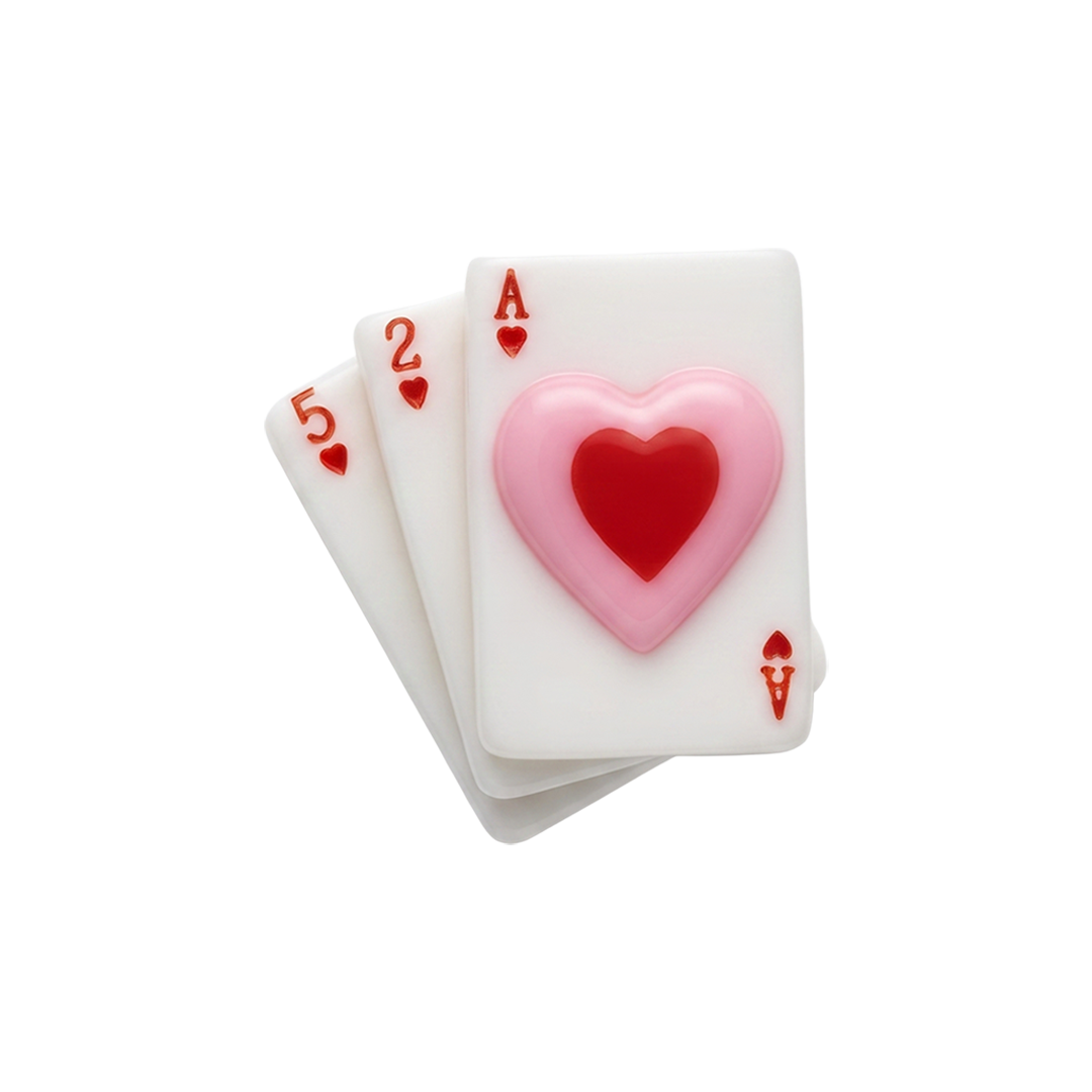 Naipes Corazón Rosado