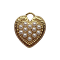 Corazón con Perlas