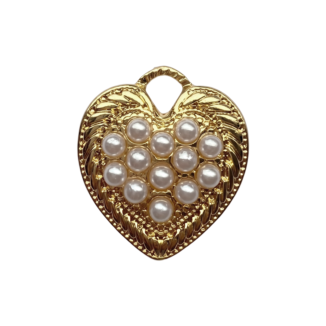 Corazón con Perlas