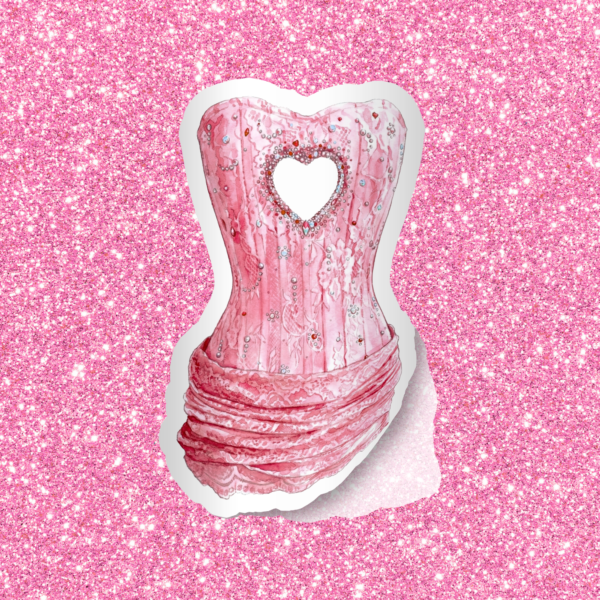 Sticker SC Vestido Rosado