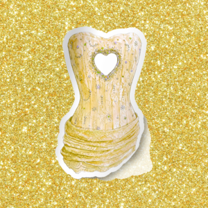 Sticker SC Vestido Amarillo