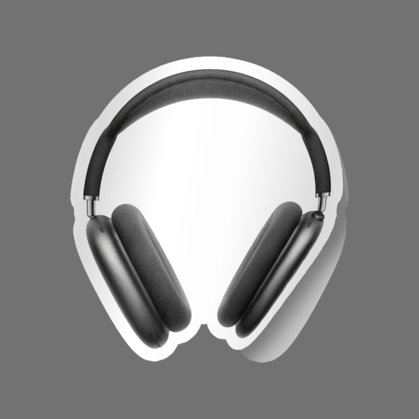 Sticker Audifonos Negros