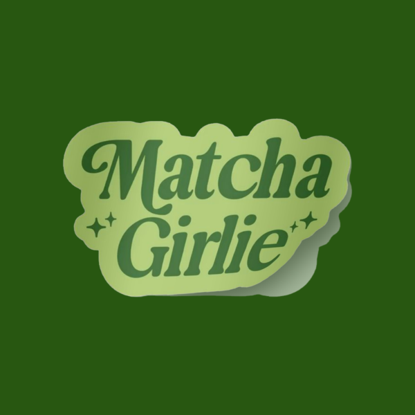 Sticker Matcha Girlie