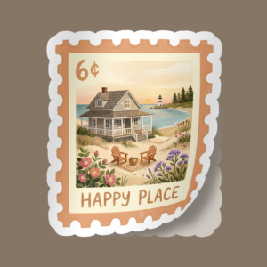 Sticker Happy Place Stamp