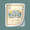 Sticker Cousins Stamp