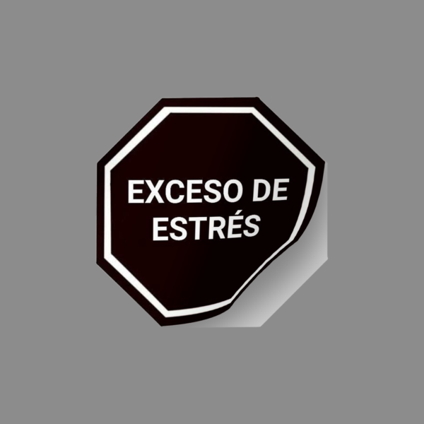 Sticker Exceso de Estrés