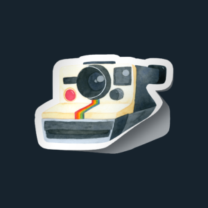 Sticker Polaroid Vintage