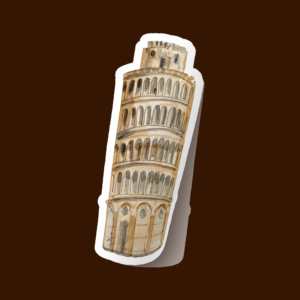 Sticker Torre de Pisa